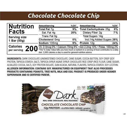 NuGo Nutrition NuGo Dark Bars