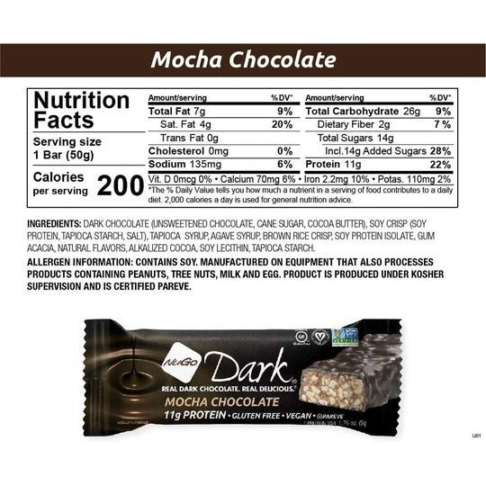 NuGo Nutrition NuGo Dark Bars