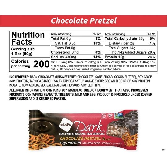 NuGo Nutrition NuGo Dark Bars