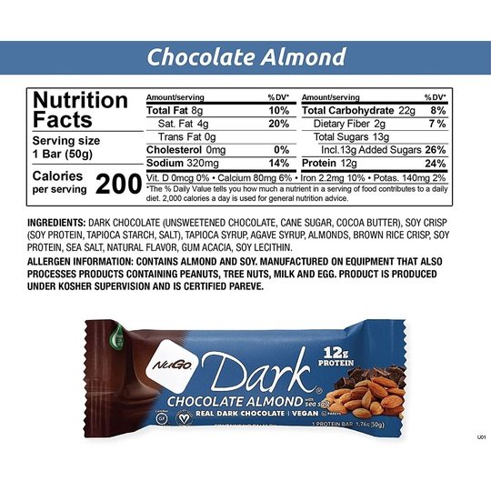 NuGo Nutrition NuGo Dark Bars