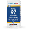 Superior Source Vitamin K2 100 MCG (MK-7) with Vitamin D3 5000 IU MicroLingual® Instant Dissolve Tablets