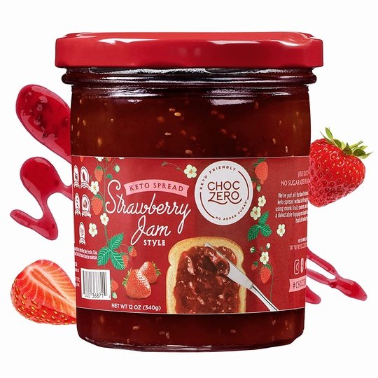 ChocZero No Sugar Added Keto Fruit Spreads, 12 oz