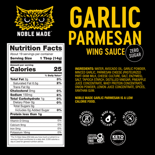 Garlic Parmesan Wing Sauce by Noble Made