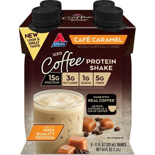 Atkins Nutritionals Iced Coffee Ready-to-Drink Protein Shakes