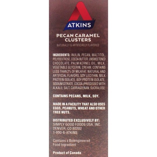Atkins Nutritionals Endulge Pecan Caramel Clusters 10 packs