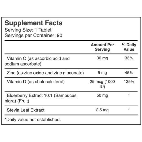 Superior Source Zinc Plus 5mg MicroLingual® Instant Dissolve Melts