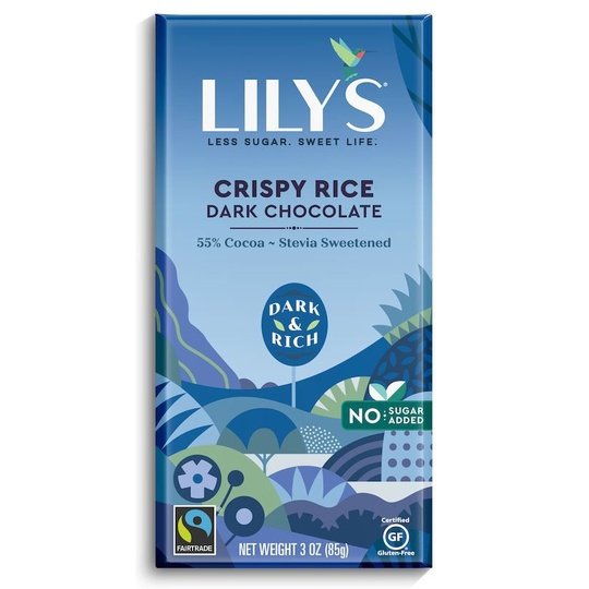 Lily's Sweets No Sugar Added 55% Dark Chocolate Bars