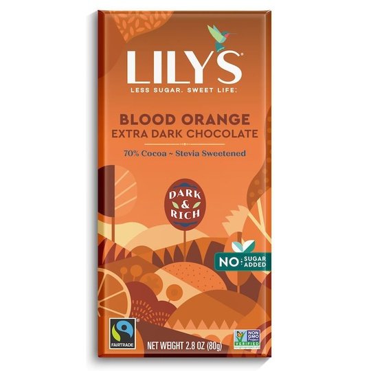 Lily's Sweets No Sugar Added 70% Extra Dark Chocolate Bars