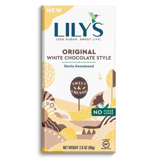 Lily's Sweets No Sugar Added White Chocolate Style Bars