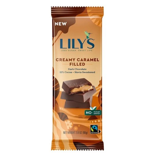 Lily's Sweets No Sugar Added 55% Dark Chocolate Filled Bars