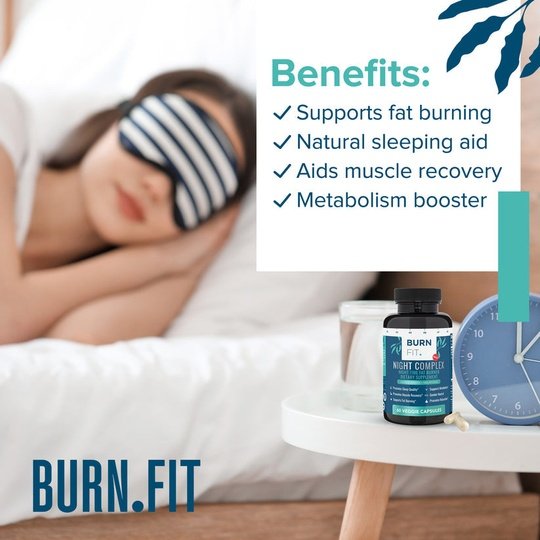 Burn.Fit Night Complex Capsules Sleep Aid and Weight Loss Aid Supplement