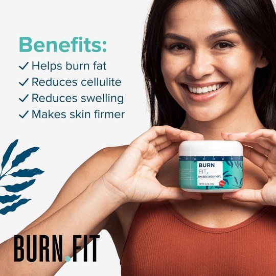 Burn.Fit Unisex Anti Cellulite, Waist Slimming and Skin Firming Body Gel