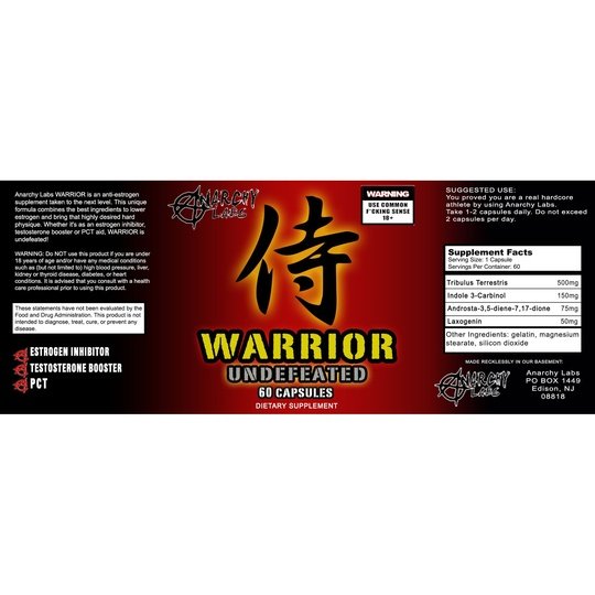 Apollon Nutrition Warrior Undefeated (60 Caps)