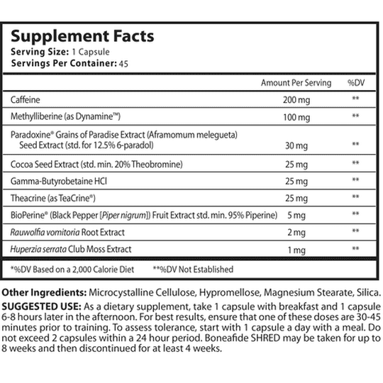 Boneafide Nutrition Shred