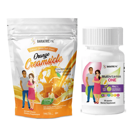 Gastric Sleeve Complete Bariatric Vitamin Pack by BariatricPal - Capsules & Chews