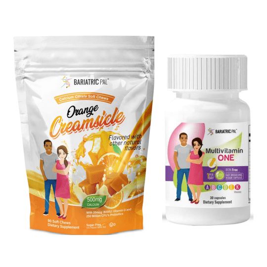 Gastric Band Complete Bariatric Vitamin Pack by BariatricPal - Capsules & Chews