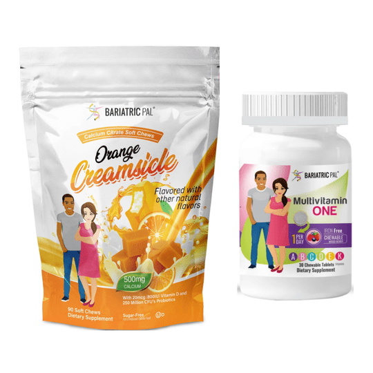 Gastric Sleeve Complete Bariatric Vitamin Pack by BariatricPal - Chewables & Chews