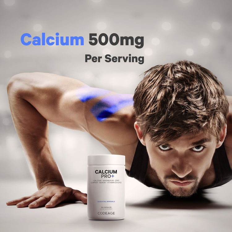 Codeage Calcium Pro+ Calcium Magnesium Supplement