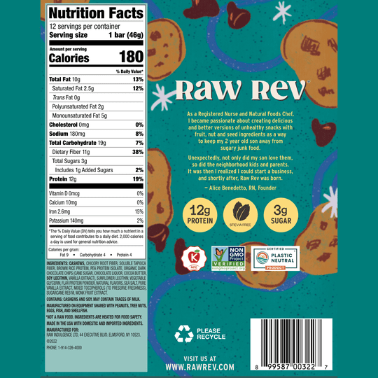 Raw Revolution Raw Rev Glo Bars