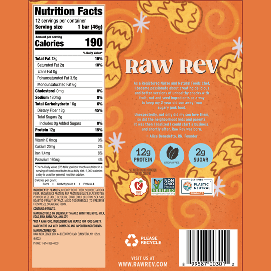 Raw Revolution Raw Rev Glo Bars