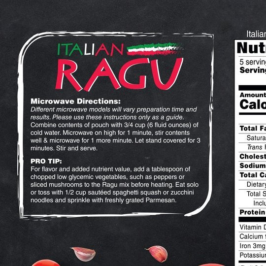 Inspire Italian Ragu - 13g Protein by Bariatric Eating