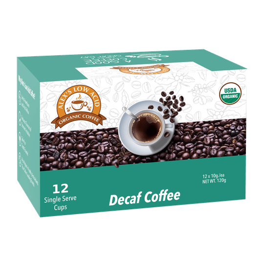 Alex's Low Acid Organic Coffee™ K-Cups - Decaf