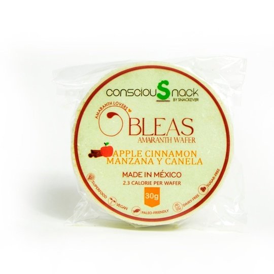 ConsciouSnack Obleas Amaranth Wafers by Snackever