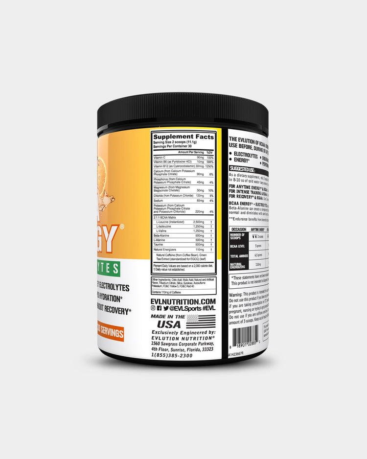 EVLUTION NUTRITION BCAA Energy + Electrolytes