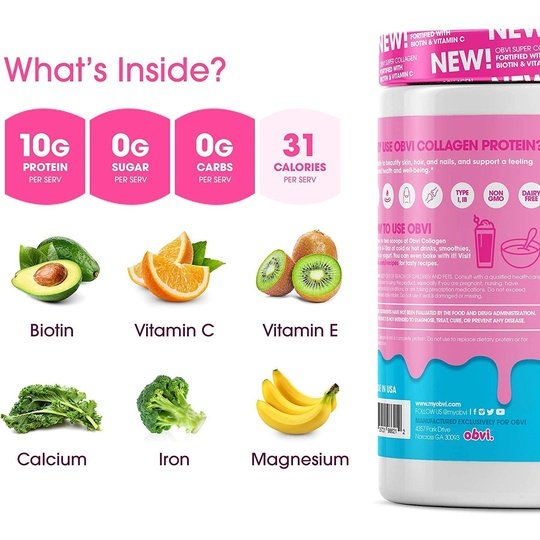 Super Collagen Protein Powder by Obvi - Fruity Cereal