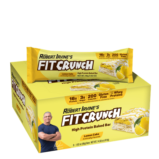 Robert Irvine's Fit Crunch Snack Size Whey Protein Baked Bar