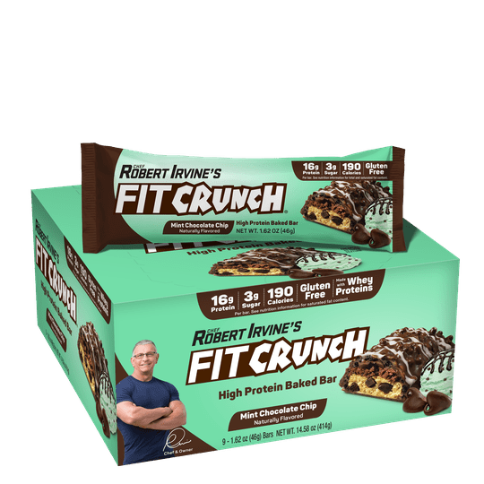 Robert Irvine's Fit Crunch Snack Size Whey Protein Baked Bar