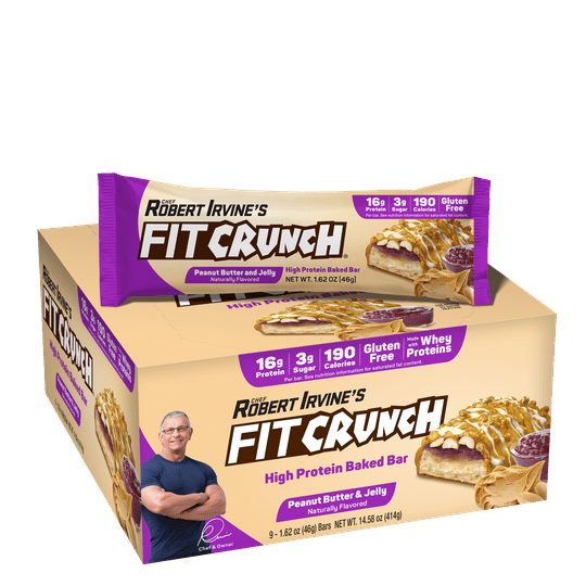 Robert Irvine's Fit Crunch Snack Size Whey Protein Baked Bar