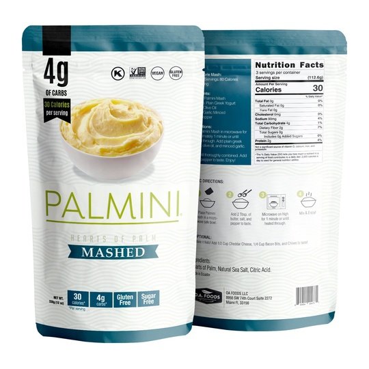 Palmini Low Carb Hearts Of Palm - Mashed