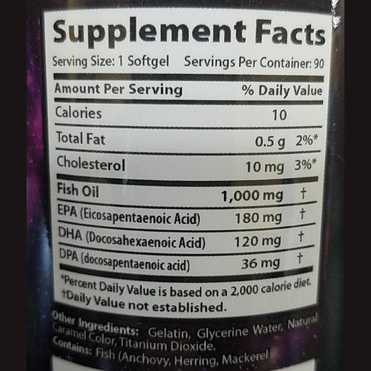 Galaxy Labs Fish Oil 90 Softgels