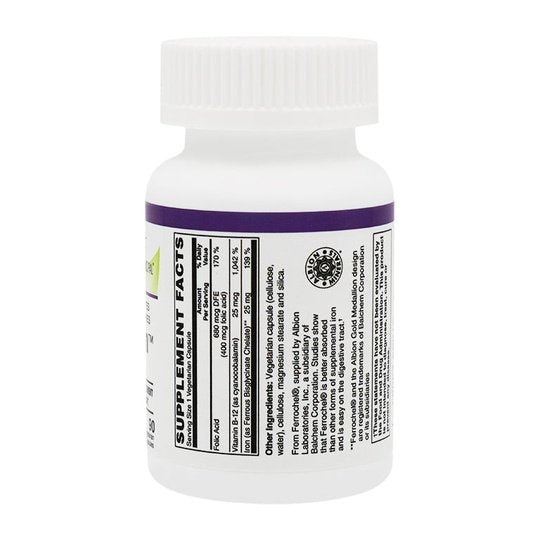 Easy Iron™ (25mg) Capsules by BariatricPal - Highly Absorbable & Easy On Your Stomach!