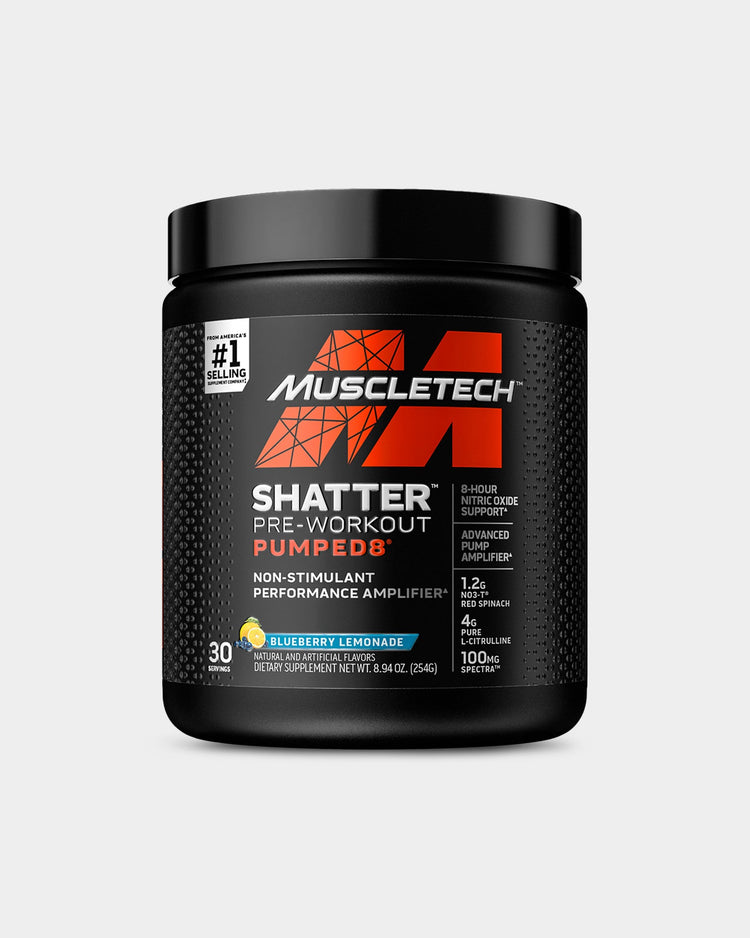 MuscleTech Shatter Pumped 8 Pre-Workout | Stim-Free