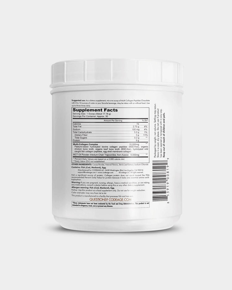 Codeage Multi Collagen Peptides Protein Powder