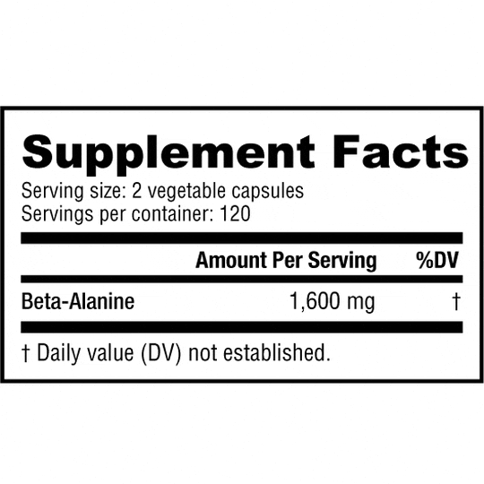 Nutrabio Beta Alanine Pills