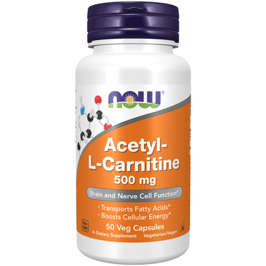 Now Acetyl-L-Carnitine 500 mg