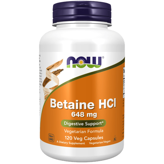 Now Betaine HCI 648 MG