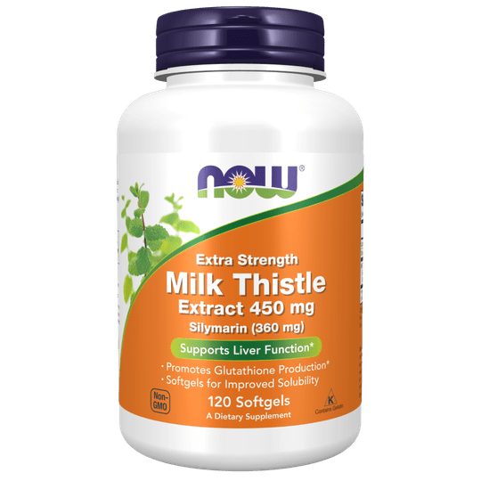 Now Extra Strength Milk Thistle Extract 450 mg