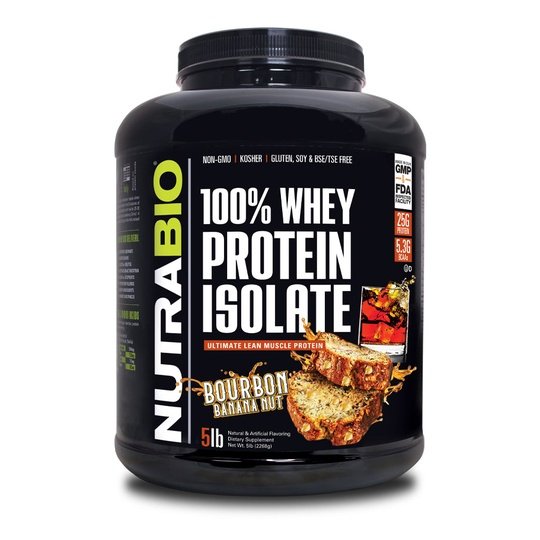 NutraBio 100% Whey Protein Isolate