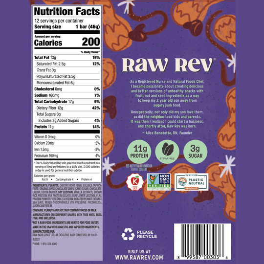 Raw Revolution Raw Rev Glo Bars