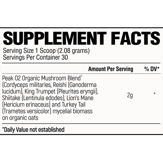 Raw Nutrition Peak O2