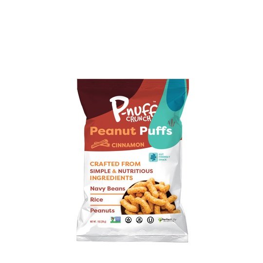 Baked Peanut Puff Snack by P-Nuff Crunch - Cinnamon