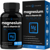 Magnesium, Zinc & Vitamin D3 Capsules by NutraChamps