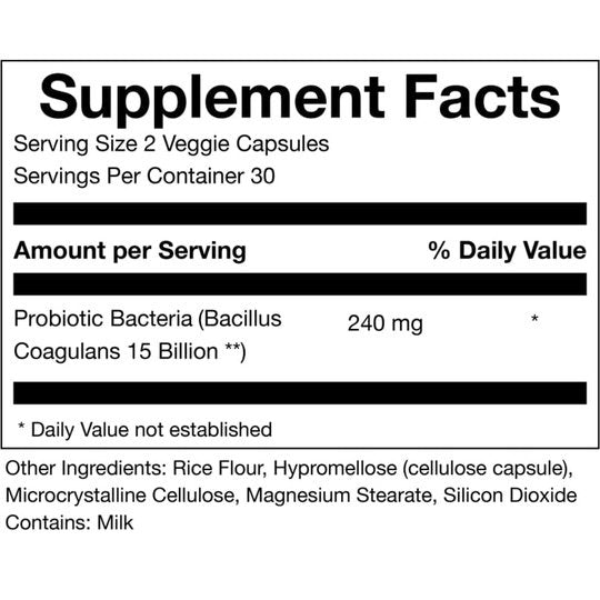 Soma-Biotica Probiotic (Bacillus Coagulans) Capsules by Doctors Designs - Shelf Stable Probiotic Supplement to Promote GI Health (60 Capsules)