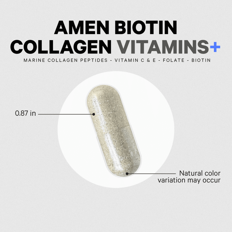 Codeage Amen Biotin Collagen Vitamins + Black Pepper Extract