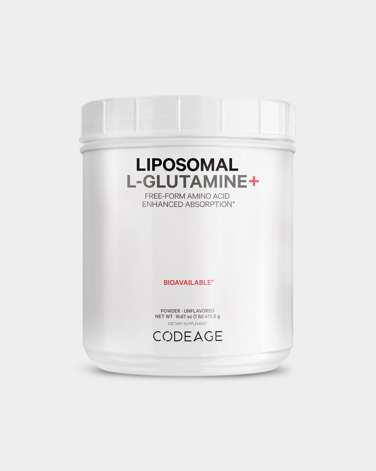 Codeage L-Glutamine+ Free-Form Amino Acid Powder Supplement