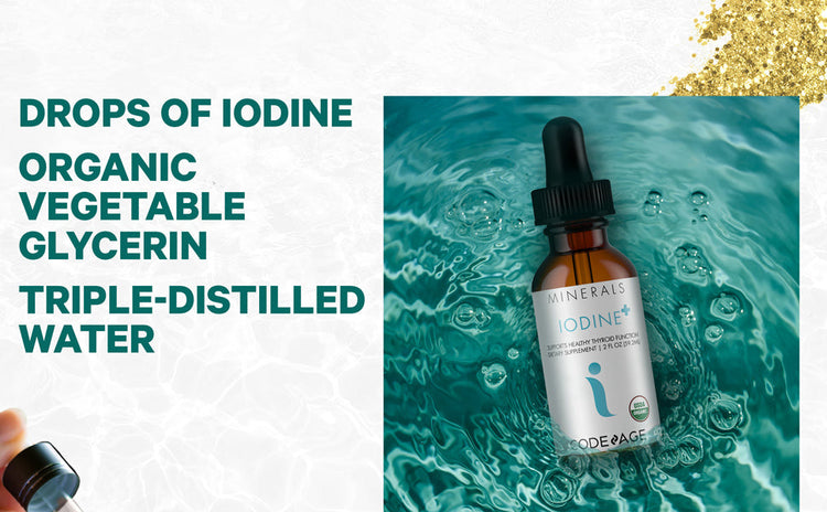 Codeage Minerals Iodine +  USDA Certified Organic